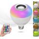 Wireless  Colorful Bluetooth Music Light Bulb Smartphone APP Control Smart Lamp With Speaker