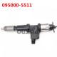 095000-5511 0950005511 Denso Fuel Injector Common Rail Diesel For ISUZU 6WG1