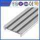 6063 T5 led aluminum profile 3~6m anodized/powder coating aluminium u tube/channel