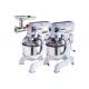 30L Heavy Duty Egg Beater And Dough Kneader With Meat Mincer Optional Food Process Machine