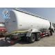 Heavy Duty 12 Wheel Bulk Powder Construction Water Trucks 35.0 Cubic Meters Bulk Cement Truck