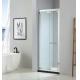 Foldable shower door 900*2000mm with 304 stainless steel & tempered clear glass