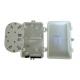 Plastic Outdoor Fiber Optic Distribution Box Waterproof 1 In 4 Output Ports
