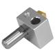 Silver 0.5mm 0.8mm MK10 3D Printer Extrusion Head Stainless Steel