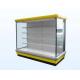 Large Capacity Retail Display Freezers Anti Rust Accurate Temperature