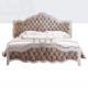 Luxury Wooden Fabric King Size Bed Furniture Bedroom Hotel Bed