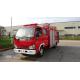 ISUZU Emergency Rescue Dry Powder Fire Truck With Foam Combination