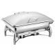 Stainless Steel Chafing Dish Hydraulic Lid 9.0Ltr Food Pan Buffet Cookwares Electric or Sterno Heat Source