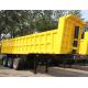 TITAN 3 Axle 35CBM ET U shape dump trailer / heavy duty utility trailer