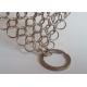 SS316L 10mm Ring Cast Iron Pan Chainmail 8" X 6" High Grade Stainless Steel
