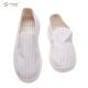 White ESD Cleanroom Shoes Anti Static Wear Resistant For Foodstuffs Factory