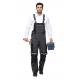 Comfortable Winter Bib Pants , Tear Resistant Bib And Brace Overalls With Reflective Tape