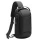 Wholesale new custom logo waterproof large capacity Single Shoulder Messenger Bag USB charging men chest bag