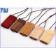 Wooden Lanyard 1GB USB Flash Drive Natural Color Dog Tag Similar