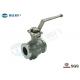 V Port Segmented Industrial Ball Valve Alloy Steel Made For Corrosive Media