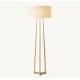 150W Hammered Iron Base Modern Standing Lamps For Living Room