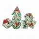 Poisonous mushroom resin board game dice set dnd dice