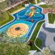 Lead-Free Epdm Kindergarten Playground Surface Plastic Color Rubber Granules