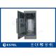 750 750 1750mm Galvanized Steel Two Walls IP 55 Electrical Enclosures Anti-Theft Three Point Lock