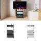 Shelves Management Rolling TV Stand With Locking Casters 60kg Capacity Portable TV Mount Stand