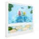 21.5 19.1 Full HD Dual Screen Elevator LCD Advertising Display Remote Control Software Included