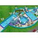Large Inflatable Water Park For Adults With Balance Beam And Bouncers