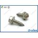 Stainless Steel 18-8 / 304 Sheet Metal Screw Hex Washer Head ST5.5-14 x50mm