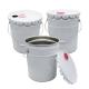 20L Empty Metal Pails With Spout Lid For Industrial Grease Packages