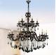 Murano Grey Color Crystal Chandelier For Hotel Project Home (WH-CY-122)