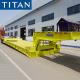 TITAN 120/150 tons heavy duty hydraulic removable detachable RGN lowboy truck trailer for sale