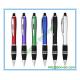 satin plastic pen,satin color plastic touch stylus pen