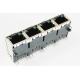 JG0-0032NL Multi-port RJ45 Modular Jack / PCB Mount RJ45 Connector Customized