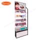 Free Standing Beauty Makeup Display Stand Cosmetic Display Shelves Logo Customized