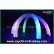 Arch For Wedding DIA 5m LED Light Archway Inflatable Arch With 6 Legs Multicolor Nylon Cloth