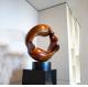 Hotel Decoration Indoor Metal Sculptures , Copper Contemporary Art Statues