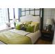 Modern Simple Design Contemporary Upholstered wood leather fabric bed
