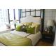 Modern Simple Design Contemporary Upholstered wood leather fabric bed