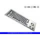 Customizable Illuminated Metal Keyboard High Resistant With Integrated Touchpad