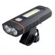 20w USB Rechargeable LED Bike Light Set  , COB Bicycle Light 2000lm Brightness