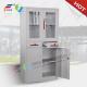 2016 hot sale steel cupboard FYD-W013 with lower price,glass/steel door with 2 drawer