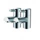 Contemporary Bathroom Mixer Taps Polished With Chrome Finish T8206