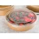 MICROWAVABLE DISPOSABLE TAKE AWAY BOWLS WITH LIDS CHRISTMAS DISPOSABLE BOWLS