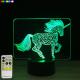 Unicorn 3d Night Light 7 Colors Change with Remote Night Lights for Kids Room Decor or Perfect Gift for Kids