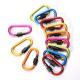 D Shape Aluminum Keychain Carabiner Clip with Screw Lock Keep Your Keys Safe and Secure