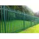 ISO9001 Polyester Powder Coated Steel Security Fence Panels Long Lifespan