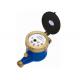 Plastic Brass Housing Multi Jet Water Meter Magnetic Drive DN15 - 25 Anti Frog