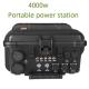 The 4000W 220V LiFePO4 Multi-Functional Mobile Power Station for Emergency Situations