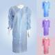 Sky Blue Lab Coats for Adults PPE Spp SMS 45GSM Splash-Proof Painting with Mao Collar