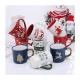 Christmas Ceramic Coffee Cups With Cute Cartoon Snowman Santa Claus Pattern