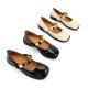 Womens Flat Loafer Shoes Round Toe Comfortable With Leather Lining